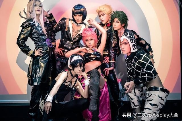 JOJO的奇妙冒险cos，全员帅气吸睛，全程看着他们的腰去了-4.jpg