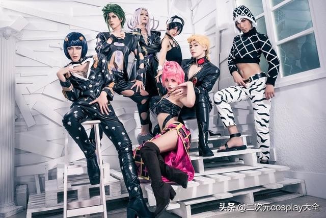 JOJO的奇妙冒险cos，全员帅气吸睛，全程看着他们的腰去了-3.jpg