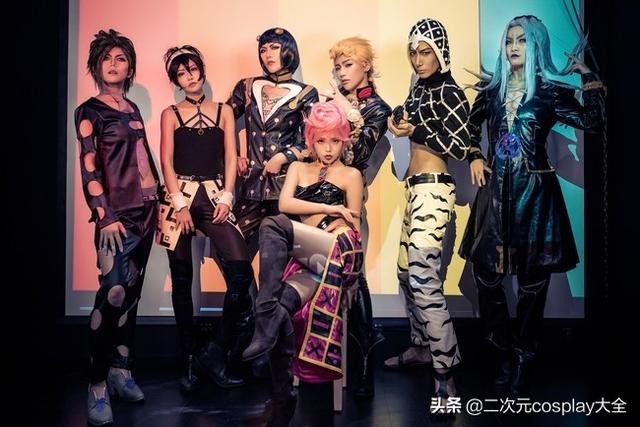 JOJO的奇妙冒险cos，全员帅气吸睛，全程看着他们的腰去了-5.jpg