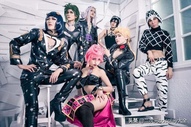 JOJO的奇妙冒险cos，全员帅气吸睛，全程看着他们的腰去了-6.jpg