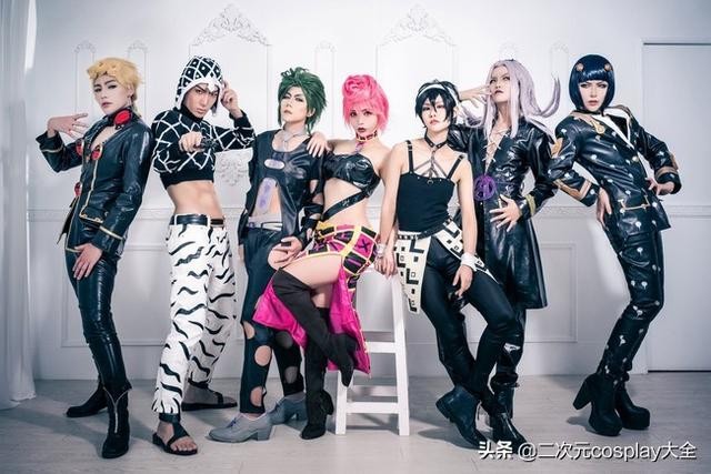 JOJO的奇妙冒险cos，全员帅气吸睛，全程看着他们的腰去了-7.jpg