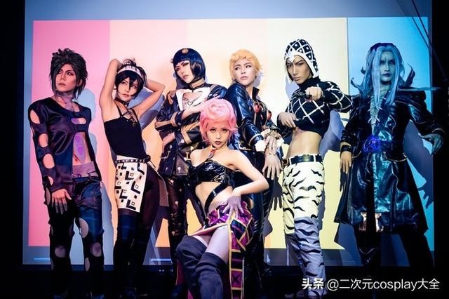 JOJO的奇妙冒险cos，全员帅气吸睛，全程看着他们的腰去了-8.jpg