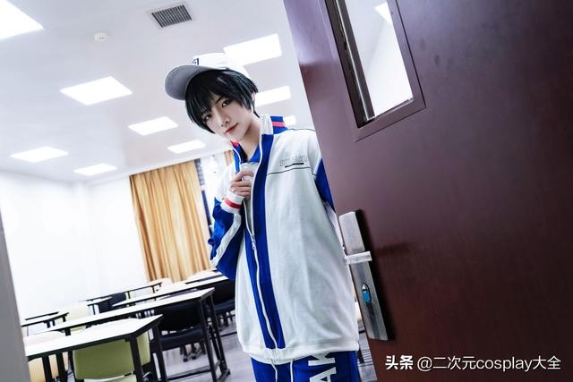 《网球王子》越前龙马cos，清秀帅气，小哥哥可爱力max-3.jpg