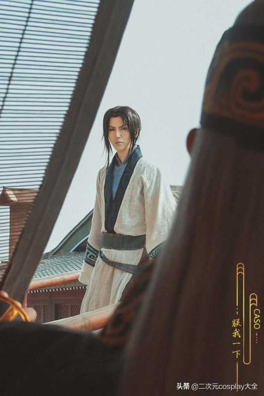 《秦时明月》卫庄&盖聂cos，颜值古风男神，场景与人物都好还原-4.jpg