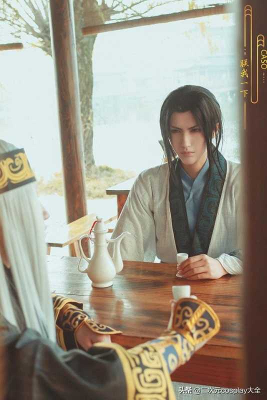 《秦时明月》卫庄&盖聂cos，颜值古风男神，场景与人物都好还原-9.jpg
