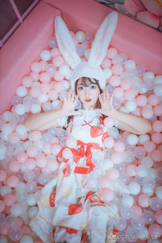 Lolita装扮，粉粉嫩嫩少女心，加上兔耳朵我太可以了-6.jpg