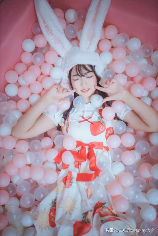 Lolita装扮，粉粉嫩嫩少女心，加上兔耳朵我太可以了-5.jpg
