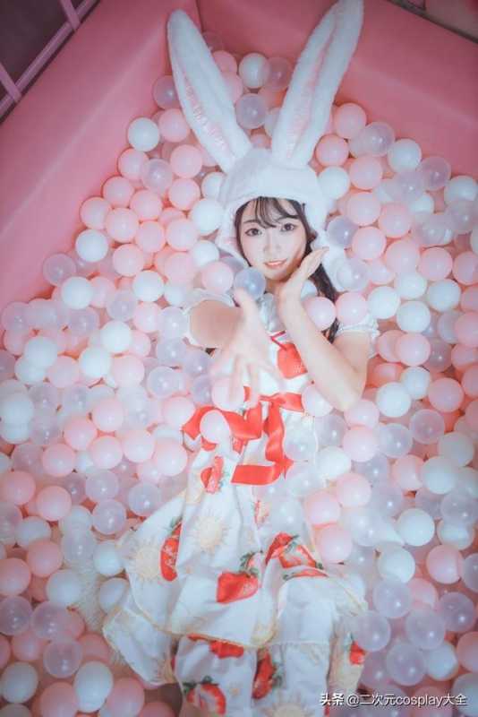 Lolita装扮，粉粉嫩嫩少女心，加上兔耳朵我太可以了-7.jpg