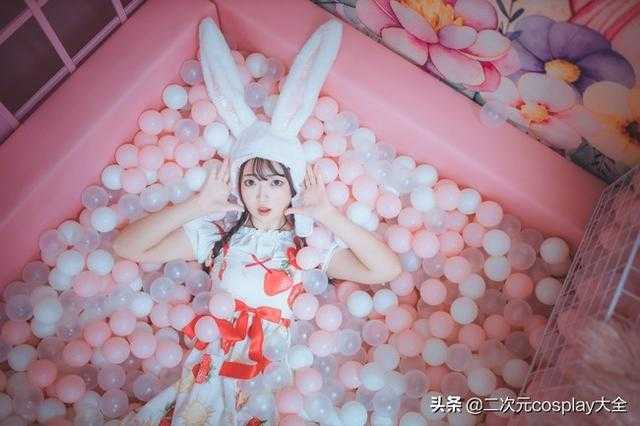 Lolita装扮，粉粉嫩嫩少女心，加上兔耳朵我太可以了-8.jpg