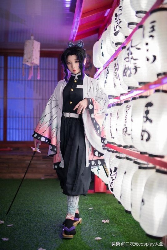 美腻女神，《鬼灭之刃》蝴蝶忍cos，刹那间我以为见到了角色本人-4.jpg