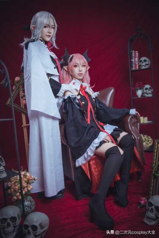 《终结的炽天使》费里德&克鲁鲁cos，颜值和眼神，都太杀我了-3.jpg