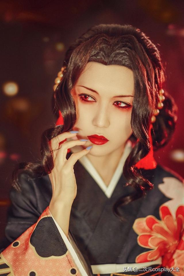 眼神绝美杀，《鬼灭之刃》鬼舞辻无惨cos，画面感美到震撼-2.jpg