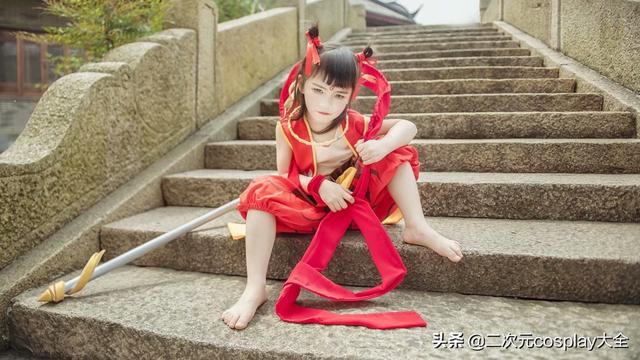体型神还原，小朋友cos哪吒小可爱，网友直呼：哪吒本吒-5.jpg
