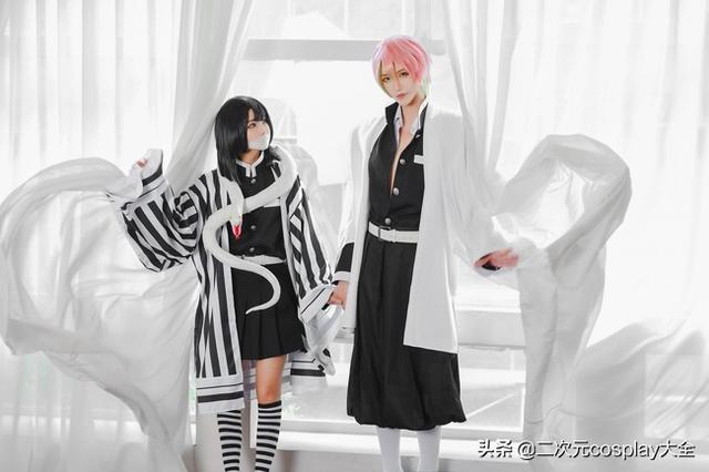 《鬼灭之刃》性转cos，甘露寺蜜璃&伊黑小芭内，两人太甜了啦-7.jpg