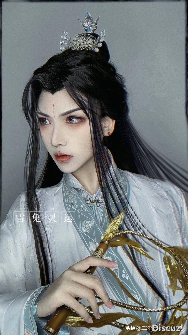 《二哈和他的白猫师尊》​楚晚宁cos，貌美师尊，看到最后落泪了-1.jpg