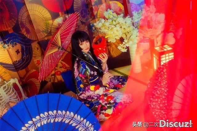 心动颜值，每一个细节都美到心坎，《地狱少女》阎魔爱cos-2.jpg