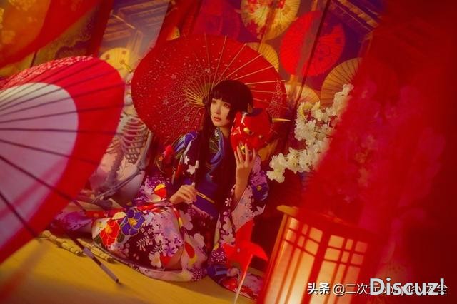 心动颜值，每一个细节都美到心坎，《地狱少女》阎魔爱cos-3.jpg