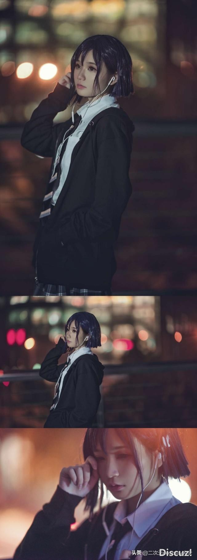靓丽小美女莓cos，眼神与场景氛围，都很有故事感-2.jpg