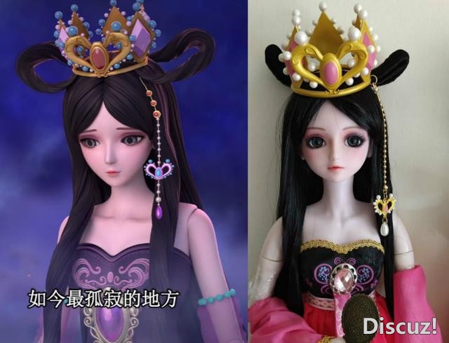 当叶罗丽仙女遇上高级娃娃，小花美艳，罗丽逼真，王默终于正常了-2.jpg