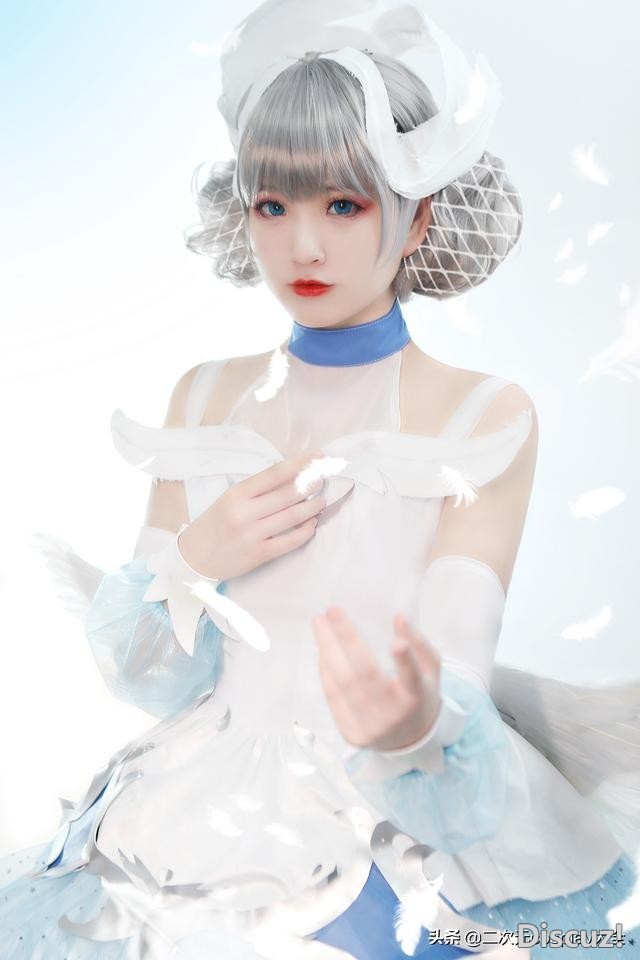美丽优雅，魅力翩翩起舞，《王者荣耀》小乔天鹅之梦cos-4.jpg
