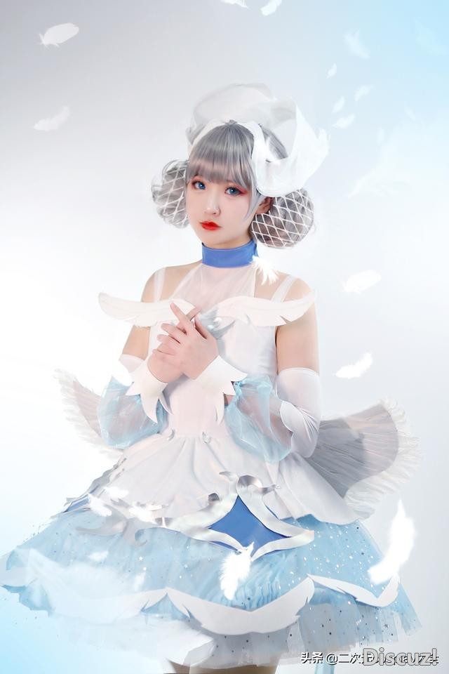 美丽优雅，魅力翩翩起舞，《王者荣耀》小乔天鹅之梦cos-3.jpg