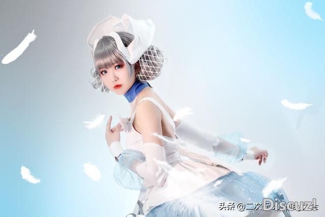 美丽优雅，魅力翩翩起舞，《王者荣耀》小乔天鹅之梦cos-6.jpg