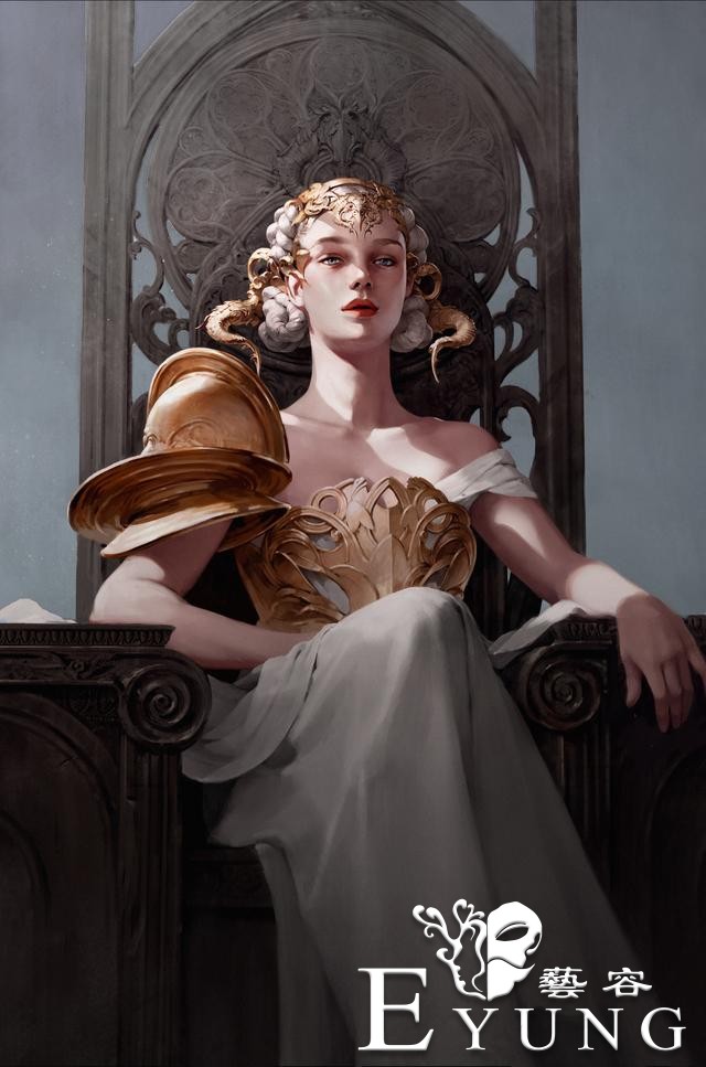 一组造型唯美光影运用成熟的插画作品欣赏！画技超凡十分具有美感-18.jpg