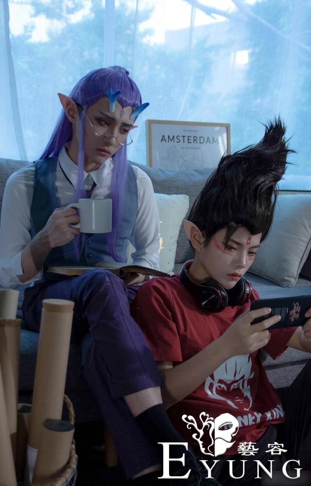 哪吒和敖丙的现代装COSPLAY见过没？造型真是既帅气又个性哦-5.jpg