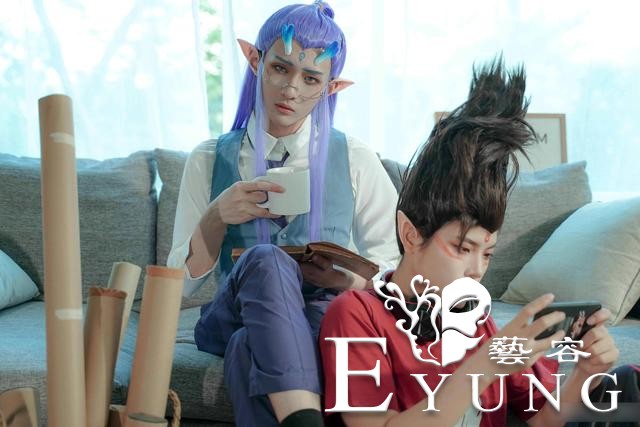 哪吒和敖丙的现代装COSPLAY见过没？造型真是既帅气又个性哦-14.jpg