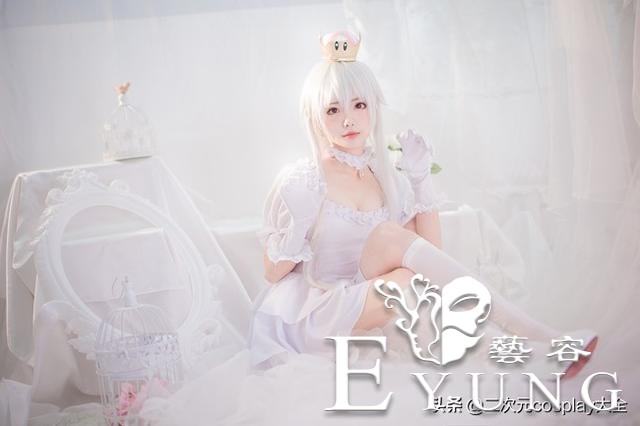 超级马里奥幽灵姬cos，清纯可爱，满屏幕都是甜甜的气息-2.jpg