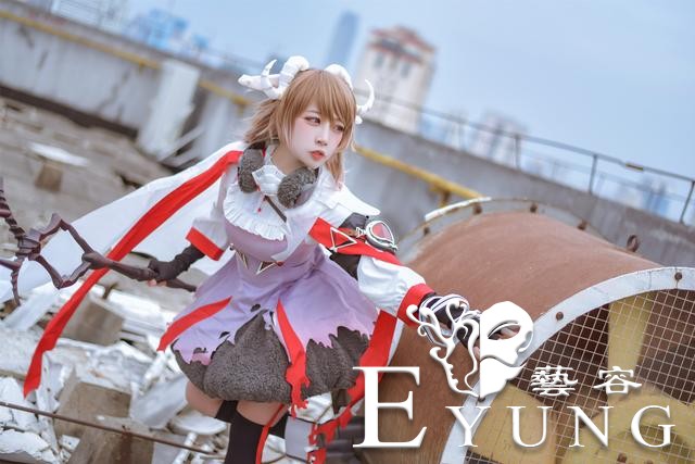 三位可爱妹子COS的国产手游《明日方舟》角色艾雅法拉！造型甜美-8.jpg