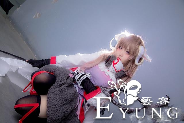 三位可爱妹子COS的国产手游《明日方舟》角色艾雅法拉！造型甜美-18.jpg