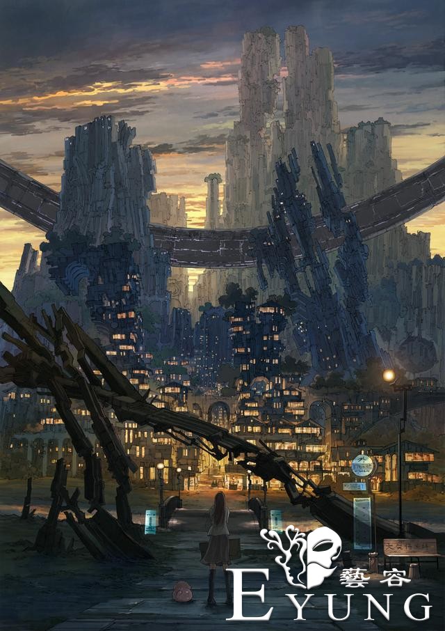 一组画面壮观的科幻题材场景插画欣赏！画技精湛如同观看科幻大片-9.jpg