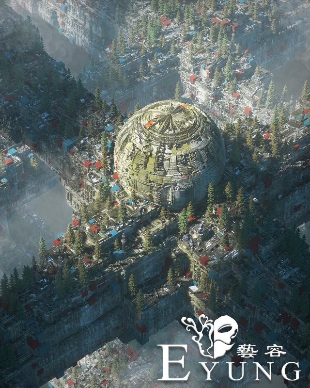 一组画面壮观的科幻题材场景插画欣赏！画技精湛如同观看科幻大片-15.jpg