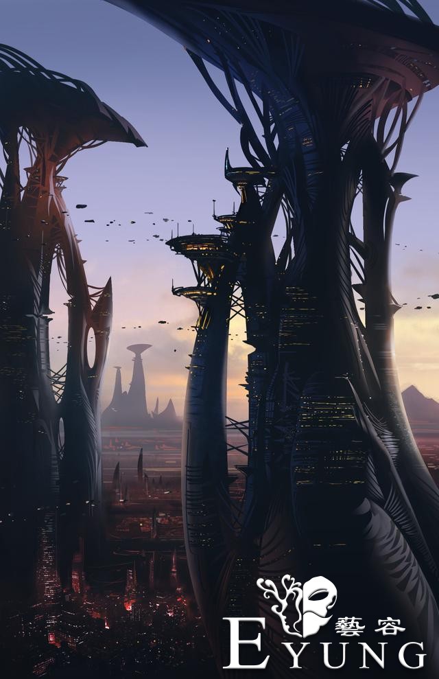 一组画面壮观的科幻题材场景插画欣赏！画技精湛如同观看科幻大片-12.jpg