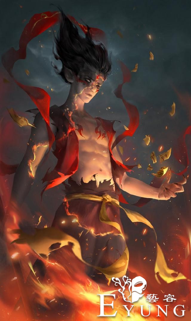 一组画技非常棒的国人插画师作品欣赏！有很多哪吒的同人作品哦-8.jpg