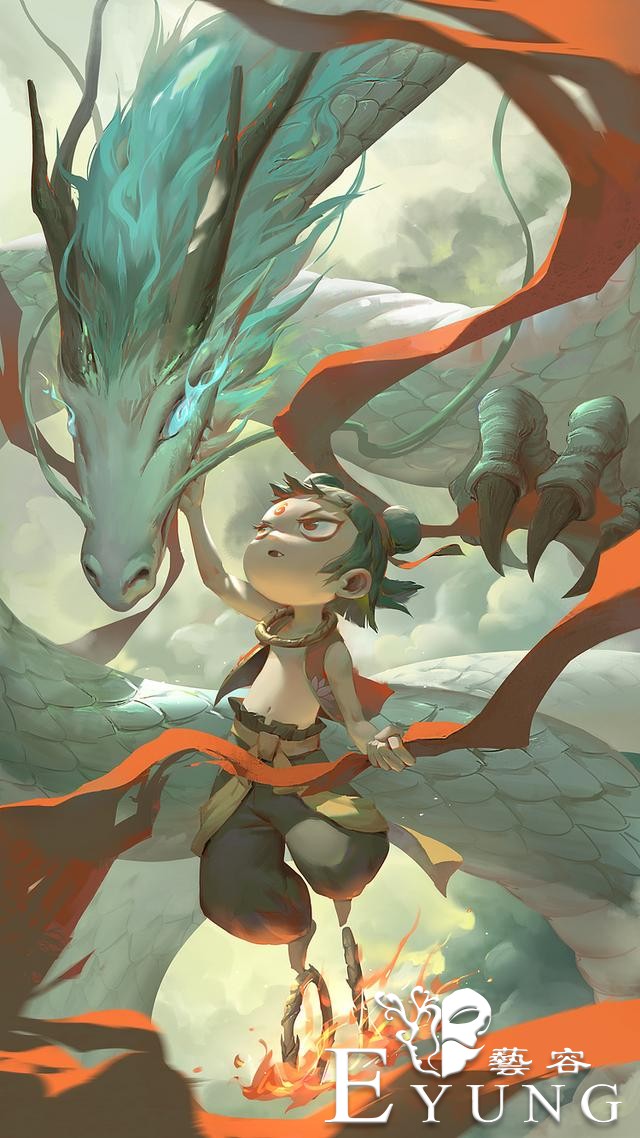 一组画技非常棒的国人插画师作品欣赏！有很多哪吒的同人作品哦-9.jpg