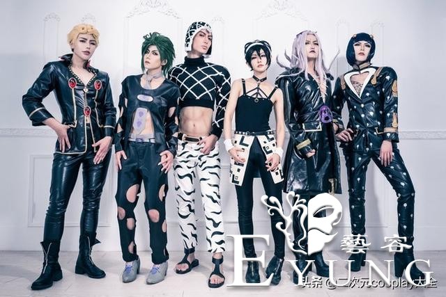 JOJO的奇妙冒险cos，全员帅气吸睛，全程看着他们的腰去了-2.jpg