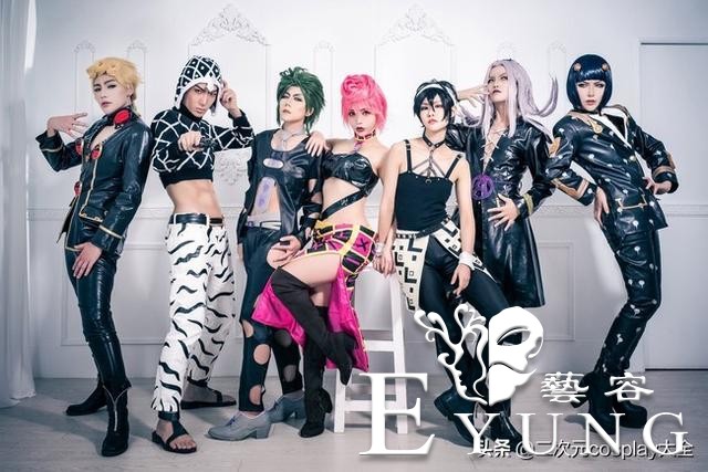 JOJO的奇妙冒险cos，全员帅气吸睛，全程看着他们的腰去了-7.jpg