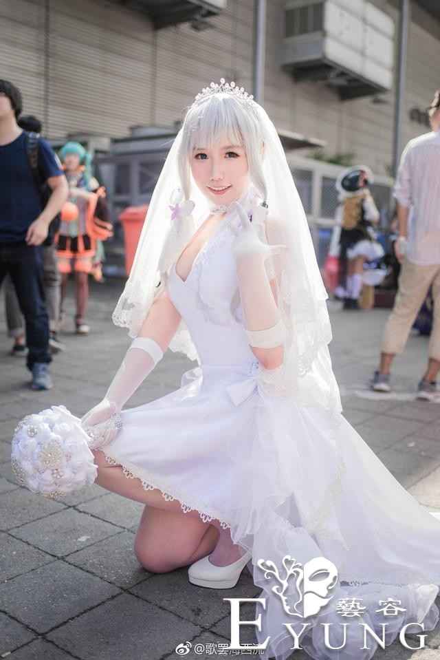 漫展上的新娘cosplay，二次元小姐姐你好美-2.jpg