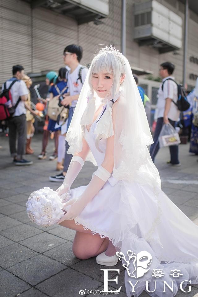漫展上的新娘cosplay，二次元小姐姐你好美-3.jpg