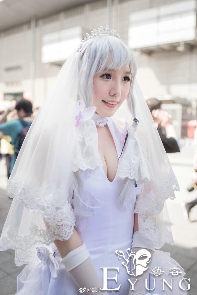 漫展上的新娘cosplay，二次元小姐姐你好美-4.jpg