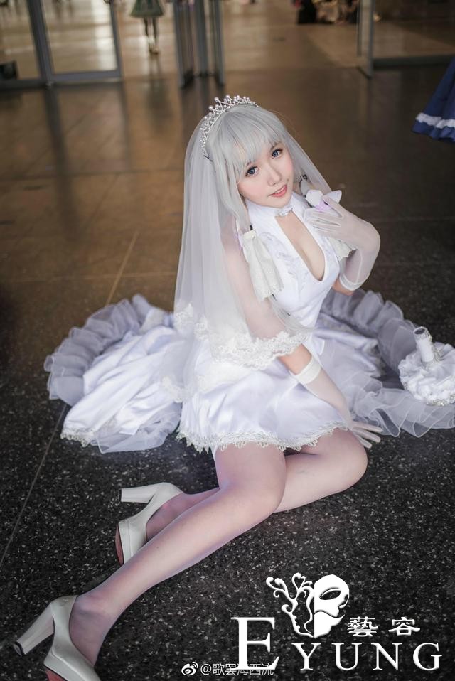 漫展上的新娘cosplay，二次元小姐姐你好美-6.jpg