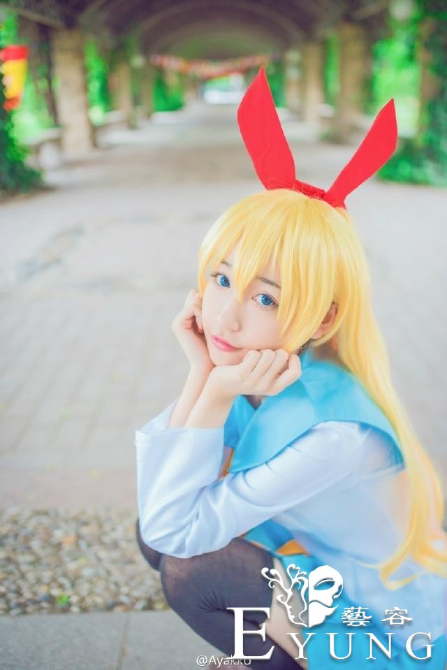 伪恋桐崎千棘，小清新cos可爱美少女！-3.jpg