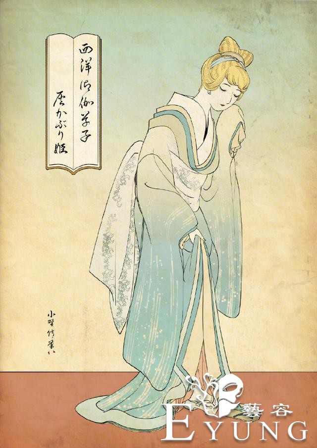 当经典动漫变成浮世绘画风，艾莎女王好有爱，初音未来变古风-4.jpg