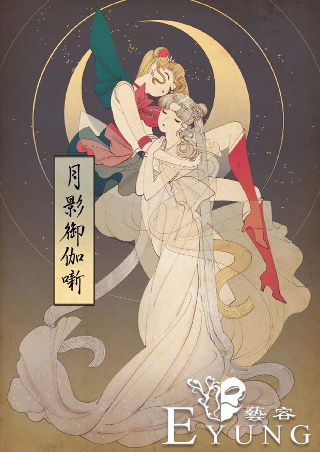 当经典动漫变成浮世绘画风，艾莎女王好有爱，初音未来变古风-2.jpg