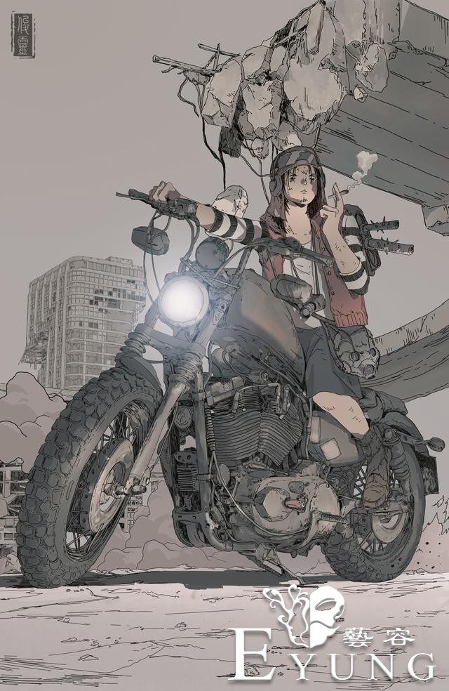 一组非常帅气的插画作品欣赏！画技高超画风相当潇洒的精美大作-2.jpg