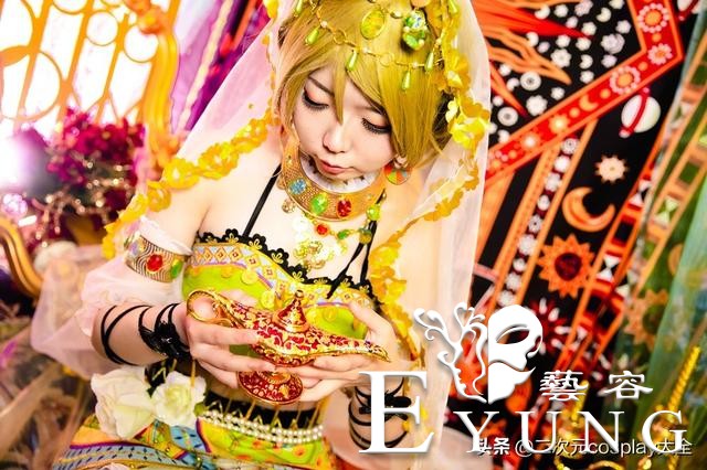 舞娘觉醒花阳cos，异域风格，笑容清甜甜画面感吸睛-3.jpg