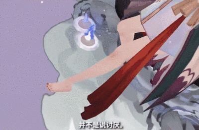 二次元新来了个白毛少女，裸足戏水，台词就一个字却听了数十遍-4.jpg