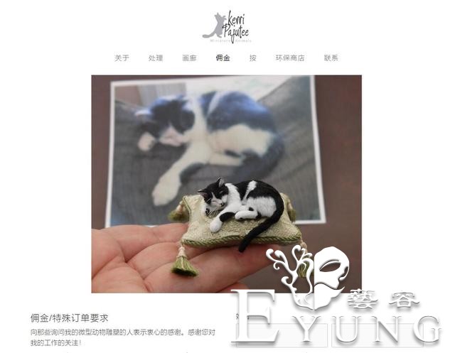 国外网友用猫的毛做了只“小猫”，真的超治愈-8.jpg